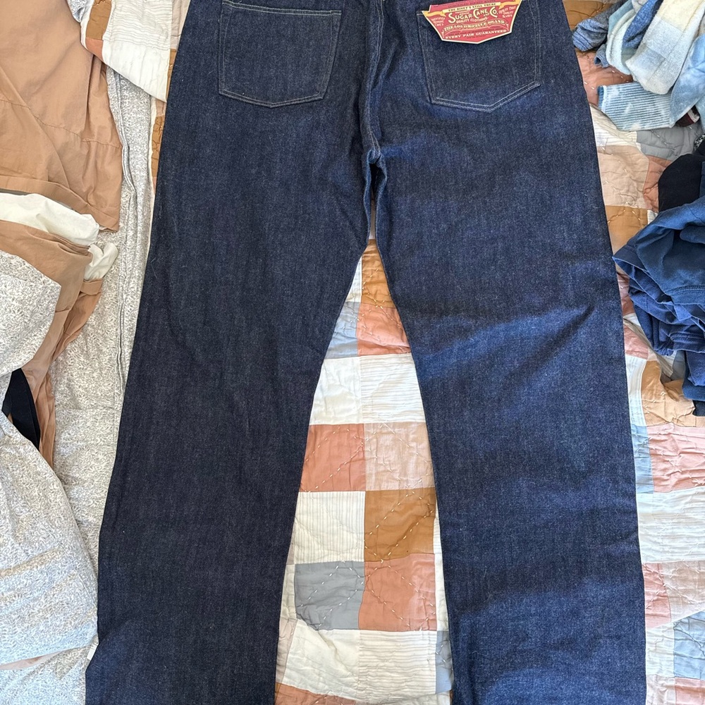 NWT Sugar Cane 1947 Jean / 40 x 36 / Dark Wash Japanese Selvedge / Big and Tall - Picture 4 of 4